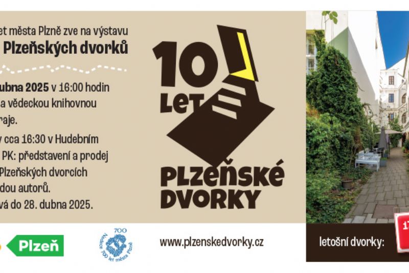 Plzeňské dvorky 10 let